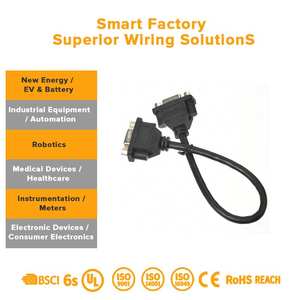 Harness Kabel Robot Bedah Tembaga dengan Kabel RJ45 Female Tahan Air IP67/IP68 CAT6 untuk Peralatan Komputer Medis dan Sepeda Motor - Product Image 3