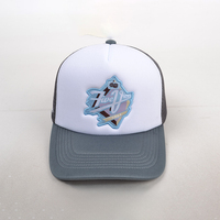 Gorra de béisbol de malla con visera para el sol, gorra de verano deportiva publicitaria al por mayor, gorra de malla de esponja con logotipo personalizado