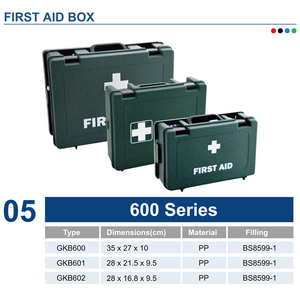 Trousse de premiers secours en plastique série 400, dispositifs de premiers secours certifiés CE, garantie 5 ans, orange, <span class=keywords><strong>pour</strong></span> le camping, la natation, la randonnée, la maison, l'extérieur - Product Image 4