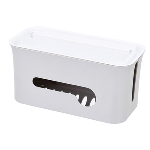 C251 Power Cord Cable Charger Socket Storage Box Power Line Storage Organizer Box Under Desk Plastic Wire Management Socket