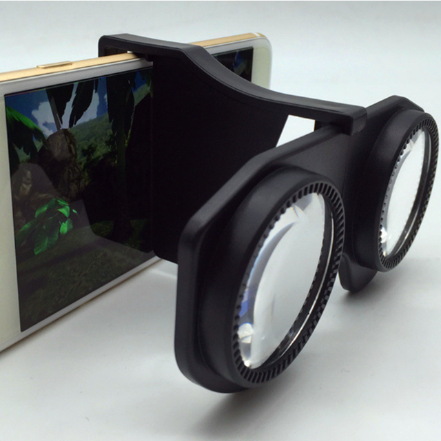 Hot Selling for Android IOS Smartphones Black Foldable Mini VR Virtual Reality 3D Viewer Glasses