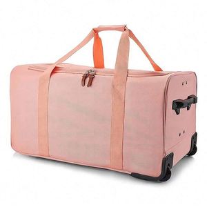 Free Sample Custom <b>Foldable</b> Dance Garment Bag <b>Trolley</b> Dance Bags for Girls Dance Competition Duffle Bags With Rack - Product Image 3