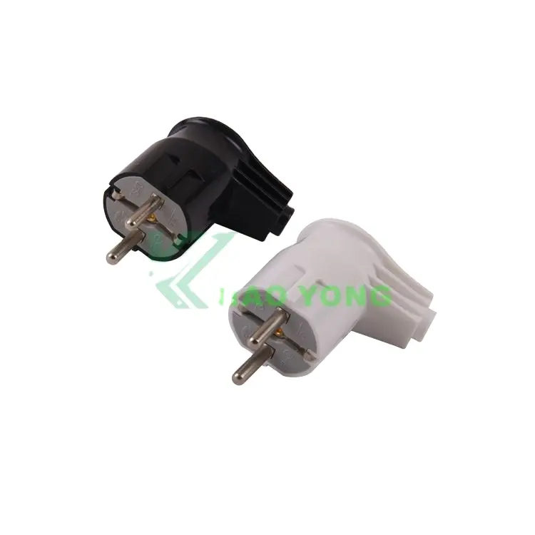 Male to 3 pin European female power adapter plug