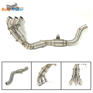 Échappement complet en acier inoxydable pour MT09 FZ09 tuyau d'échappement 2021 2022 MT 09 FZ09 <span class=keywords><strong>moto</strong></span> Tube d'échappement avant tuyau <span class=keywords><strong>moto</strong></span> <span class=keywords><strong>coude</strong></span> - Product Image 4