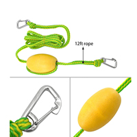 Ensemble d'ancrage gonflable pour sac de sable avec mousqueton et ligne – Solution d'amarrage portable pour petits bateaux