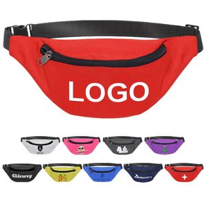 Sacs banane décontractés Oxford imperméables avec logo personnalisé, sac banane de sport multicolore pour hommes, sac banane personnalisé - Product Image 1