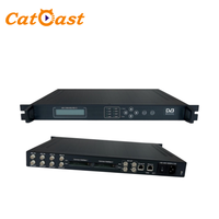 Sintonizador DVB-S/S2 de 4 Canales a IP IRD, Compatible con Tarjetas CAM, Receptor de Satélite de Rack 1U con 4 Ranuras CI