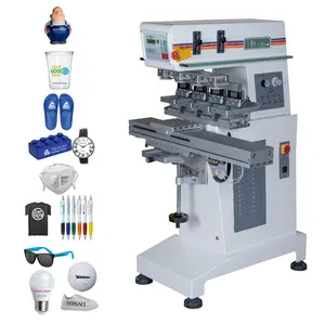 4 Kleur Pad Printer Verzegelde Inkt Cup Open Lade Tampon 4 Kleur Pad Drukmachine Voor Speelgoed Schoenen Potlood Pen