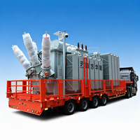 Poste de transformation mobile haute tension pour réseau public, alimentation de secours temporaire d'urgence clé en main 110kV 3150A 40kA 50Hz