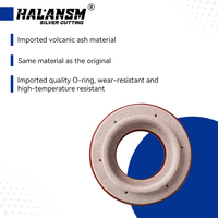 Electrodo de Soldadura por Plasma Halansm, Electrodo de Plata 220541, Boquilla 220542, Protector 220741, Varilla de Ceniza Volcánica HPR260XD, Anillo de Remolino Biselado