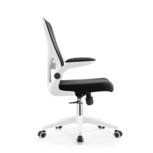 Ghế xoay văn phòng lưới lưng giữa có tay vịn nâng lên, hỗ trợ thắt lưng thoải mái, thiết kế công thái học, có bánh xe - Product Image 4