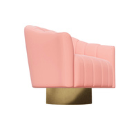 Chaise de luxe à canon pivotant, fauteuil de style français, pour salon