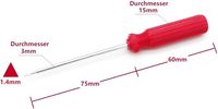 4 tournevis triangulaires 1,4 mm 1,8 mm 2,0 mm 2,3 mm, outils de démontage pour la réparation de jouets électroniques et d'appareils électroménagers