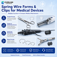 Formes de ressort micro-fines sur mesure avec tolérance stricte pour dispositifs médicaux (endoscopes, cathéters)
