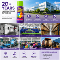 Spray brillant pour ballons, non toxique, longue durée, pour la décoration d'événements et de fêtes, fournisseur OEM