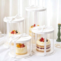 Muttertags-Ideen: 6-Zoll Klassische Rosenblumenbox, Doppelschichtige Kuchen-Geschenkbox, Recycelbar, Hochglanz-Laminierung, Anpassbar