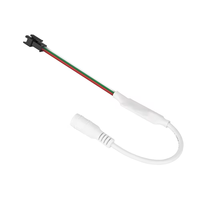 Contrôleur de bande LED mini musicale RVB adressable ESann DC5-24V WS2812B WS2811 avec télécommande pour maison intelligente iOS et Android