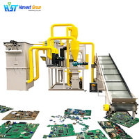 Machine de recyclage de circuits imprimés à procédé sec avec un taux de séparation de 99 %, système professionnel de récupération de métaux de rebut pour cartes de circuits imprimés