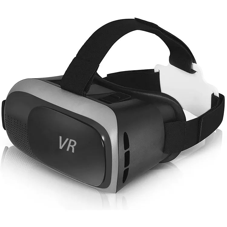 Best selling 2021 vr headset box 3d vr 2.0 vr glasses for games and movies with New PP material