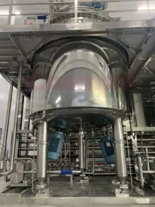 7500l 10000l Vacuum Emulsifier Mixer With CIP Cleaning System For Shampoo And Body Lotion