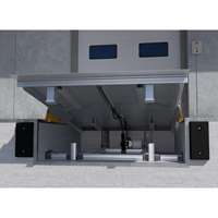 TM PEDANE Niveleur de quai télescopique hydraulique en aluminium TSL250B-ALL 6000 kg pour l'industrie agroalimentaire, pharmaceutique et frigorifique HACCP