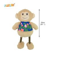 Famipet Fabricant – Nouveauté : Ensemble de jouets pour chiens en peluche douce et crépitante, design animaux mignons sur le thème de l'été, avec fonction couineur