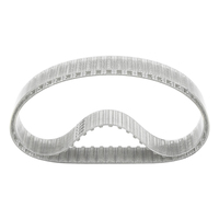 Courroie synchrone en PU à synchronisation sans fin à transmission à grande vitesse avec dents trapézoïdales en acier Kevlar en caoutchouc