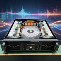 Amplificateur de scène KFKD 3U 2 canaux 2500W classe TD pour basses puissantes, idéal pour les événements extérieurs et les enceintes de sonorisation