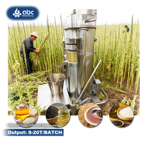 IE3/IE4 Energy Efficient <strong>Oil</strong> Pressing <strong>Equipment</strong> for Cold <strong>Processing</strong> with Small/Mini/Capacity Applications - Product Image 1