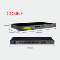 Procesador de audio profesional Compatible con software original Dsp Procesamiento de audio Sistema de control de altavoz Soporte personalizado