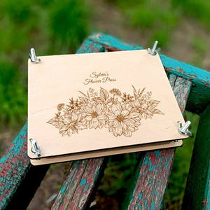 Flores secas, <span class=keywords><strong>hojas</strong></span> de otoño, plantas de conservación y flores, kit de prensa de flores de madera para regalo del Día de la madre - Product Image 3