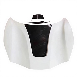 Cofano Motore in Fibra di Carbonio Stile M per Kit Carrozzeria <span class=keywords><strong>FERRARI</strong></span> 488 GTB 2015-2016 - Product Image 1