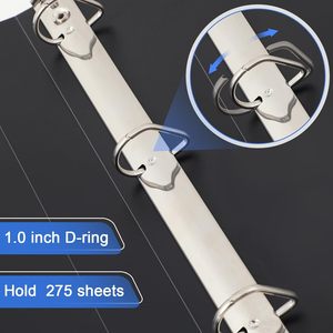 Classeurs à 3 anneaux inclinés robustes de 1 pouce, économiques, pour documents de 11 x 17 pouces, pour œuvres d'art, plans, bureau, maison, lieux de travail - Product Image 3