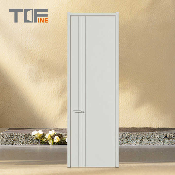 Interior Modern WPC Door 40mm Thickness for Bedroom Bathroom or Kitchen ...