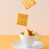 Sanniu Soda Crackers Biscuits Salés Texture Douce 48% Contenu en Matière Grasse Boîte Emballage En Gros Snacks Exotiques Nourriture Chinoise