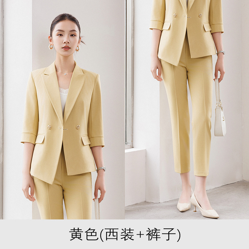 Yellow suit pants