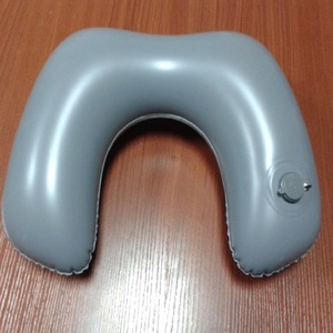 Almohada inflable en forma de U, translúcida, de 0,18 mm de grosor, almohada de apoyo para el cuello para viajes en coche, tren y avión - Product Image 2