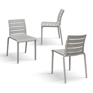 <b>Brad</b> Chair Set Of 6 Sand Polypropylene Indoor Outdoor Garden Chairs - Product Image 2
