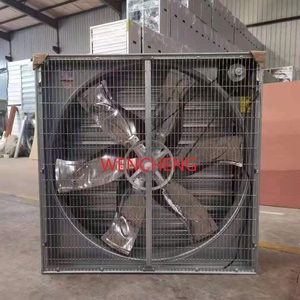 Ventilateur <span class=keywords><strong>d</strong></span>'<span class=keywords><strong>extraction</strong></span> axial industriel de 24 pouces avec volets automatiques, faible bruit, roulement à billes, refroidissement - Product Image 4