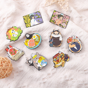 Dainty Cute Lacquerware Badge Maker for Birthday Present and Clothing Accessories