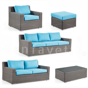 Meubles <span class=keywords><strong>de</strong></span> patio 4 pièces en plastique rotin bon marché <span class=keywords><strong>petit</strong></span> canapé <span class=keywords><strong>de</strong></span> <span class=keywords><strong>jardin</strong></span> ensemble <span class=keywords><strong>de</strong></span> canapés gris à vendre - Product Image 1