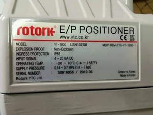 YTC YT-1000LDZ122S01 para Operación Neumática en Control de Procesos, Importación Original, Doble Acción - Product Image 5