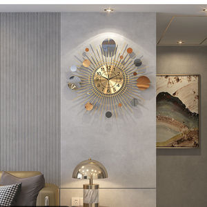 Đồng Hồ Ý Nghĩa Sáng Tạo Ánh Sáng Không Khí Sang Trọng Không Tích Tắc Rất Thích Hợp Cho Phòng Khách Phòng Ăn Đồng Hồ Treo Tường Nhà Bếp - Product Image 4