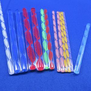 Varillas Roscadas de PMMA Personalizadas, Varilla Acrílica Colorida con Diseño en Espiral, Varilla Redonda de Plástico - Product Image 5