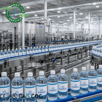 Línea de Producción de Agua Embotellada Totalmente Automática con Certificación CE, Máquina 3 en 1 para Soplado, Llenado y Tapado de PET