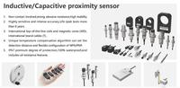 Sensor de Proximidad Inductivo Sense Kfps, Detección de Metales, PNP M8, Conector de 3 Pines, 24V, Montaje con Tornillos, Modelo TRN08-02PO-E1