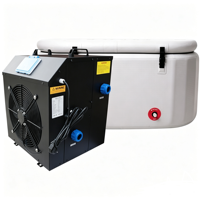 Système de récupération par bain de glace professionnel 1HP 780W 3 ° C-42 ° C réglable avec panneau de commande numérique pour les athlètes