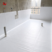 Membrane de toiture en PVC soudée à chaud, feuille simple avec bord renforcé pour structures métalliques et toitures d'entrepôts
