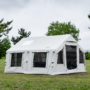 Carpa Inflable de Dos Habitaciones, Tela Oxford, Columnas de Aire, Fácil de Instalar, Gran Espacio, Impermeable, para Campamento al Aire Libre - Product Image 1
