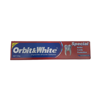 Orbit & White Personnalisable 100g Original Menthe Fluorure Herbal Dentifrice Formule Enzymatique Blanchiment Efficace Réduire Les Dents Dent